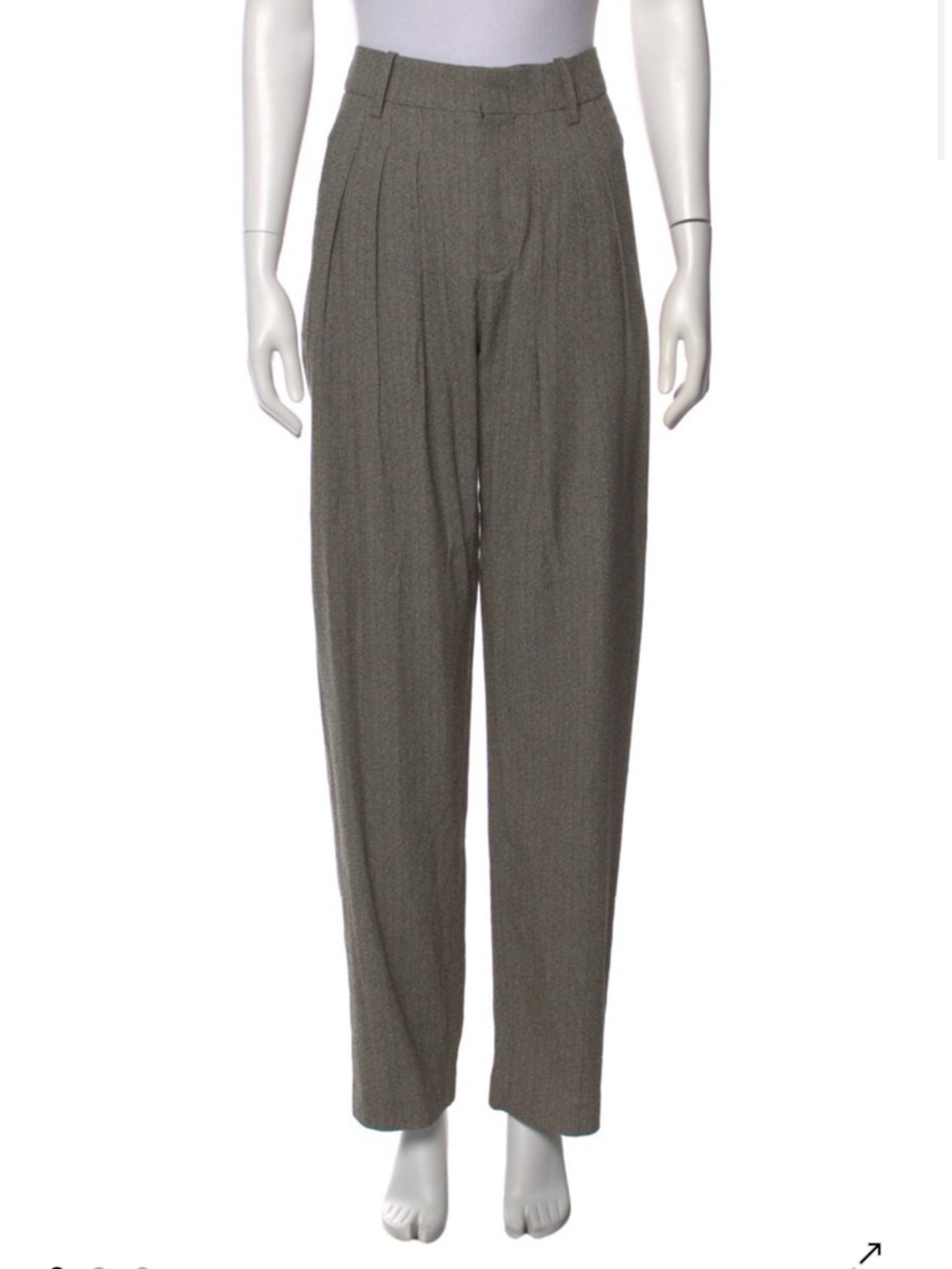 Isabel Marant High-Waist Pleated Trousers